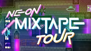Neon Mixtape Tour (Extreme Demon) by TwisterDude161 and more | Geometry Dash