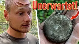 Surprising find during a treasure hunt in the forest!! 🤑 (Metal detector detects hidden silver)