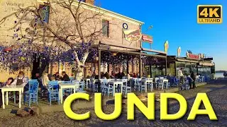 Balıkesir Cunda Walking Tour 4K UHD 50fps | Ayvalık Cunda Island a.k.a Alibey Island