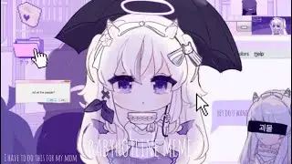 Baby hotline meme gacha// remake🫐// oc backstory// close enough to 600 special/ TW⚠⚠⚠