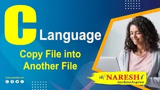 Copy File into Another File in C | C Language Tutorials