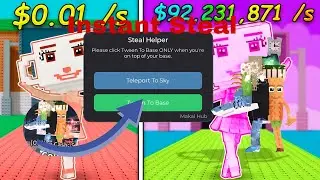 Steal A Brainrot SCRIPT NO KEY - INSTANT STEAL, ANTI KICK, BOOST SPEED, JUMP BOOST, MOBILE & PC