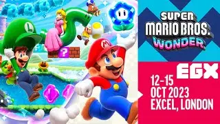 Playing the Super Mario Bros. Wonder Demo at EGX 2023 | Gameplay | Demo | Pre-release