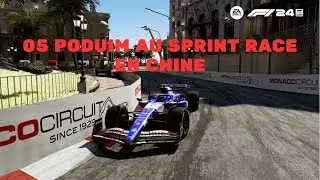 F1 24 MY TEAM FR SAISON 1 05 PODUIM AU SPRINT RACE EN CHINE