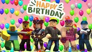HAPPY BIRTHDAY SONG ROBLOX THEMED PARTY