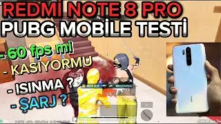 XİAOMİ REDMİ NOTE 8 PRO FPS test / 60 fps veriyor mu ? Pubg Mobile testi !!