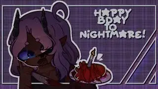happy bday Nightmare! [timelapse]
