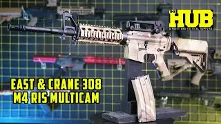 Airsoft Assault Rifle:  EC 308 M4 RIS MultiCam