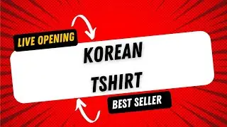 Live Opening Korean Tshirt #korean #koreantshirt #tshirt #ktees #liveopening #ukayukay #ukay