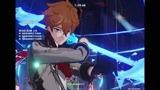 Kazuha + Childe vaporise team vs 1.6 abyss lector