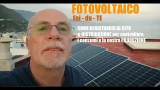 Impianto FOTOVOLTAICO FAI-DA-TE da 3,1 Kw - REGISTRARSI AL SITO e-DISTRIBUZIONE E VEDERE I CONSUMI.