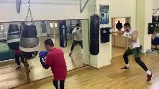 Баходир Жалолов и Бектемир Меликузиев на тренировке!🥊