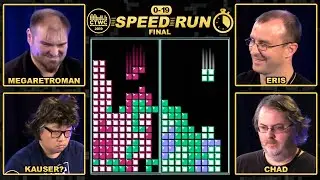 2019 First to 19 Speedrun - FINAL ROUND - TETRIS RACE!!