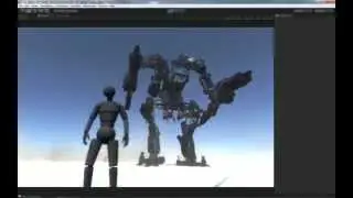 Giant robot using Movement Animset Pro