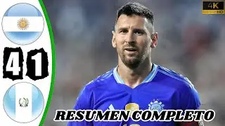 ARGENTINA VS GUATEMALA RESUMEN COMPLETO