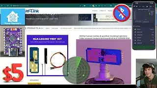 Room Presence Detection Radar LD2450 $5 Home Assistant EPSHome ESP32 C6 with mmWave