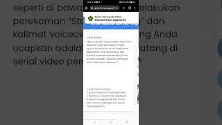 Kunci Jawaban Soal Latihan Materi 3.10 Pemanfaatan Screen Recorder dan OBS bagian 2 #pintarkemenag