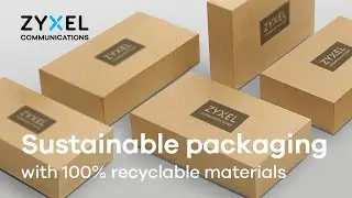 Sustainable packaging with 100% recyclable materials | Zyxel