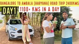 Bangalore to Ambala (Haryana) Road Trip | Bangalore to Nagpur | 2400 Kms | NH44 | Road Trip | Part-1