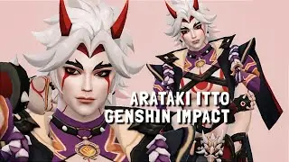 The Sims 4 | ARATAKI ITTO GENSHIN IMPACT | + CC Links | Create A Sims