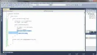 Find the Palindrome  - ACM Contest Algorithm Series - C# C Sharp Visual Studio 2010