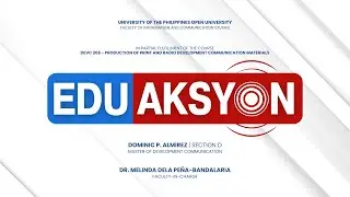 EDUAKSYON Radio Magazine Program (DEVC206)