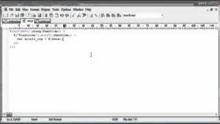 jQuery Tutorial - 83 - scrollTop