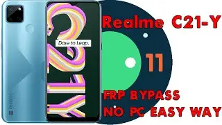 Realme C21-Y RMX3263 FRP Google Account Bypass in A sec Easy way No PC