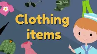 Guessing Game - Clothing items  ︳ Guess the Clothing items︳ESL Game for Kids  ︳