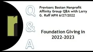 Foundation Giving Forecast for 2022-2023