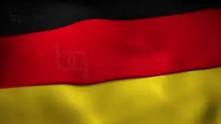 Germany Flag - Realistic - Waving Flag - Full HD - 1080 - Seamless Loop