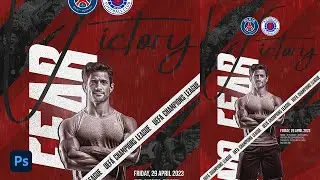 Sports Poster Manipulation Design Photoshop Tutorial | Bangla Tutorial