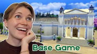 Building a Base Game Museum 🖼️ | Sims 4