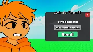 How to Make A Global Announcement Panel in Roblox Studio!