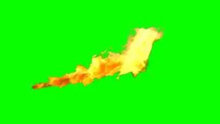 Fire greenscreen effect 