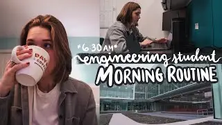 my morning routine as a senior chemical engineering student