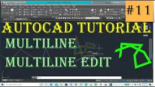 #11|| Multiline || Multiline Style || Multiline Edit || Complete AutoCAD (2D) in Hindi for Beginners