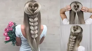 Heart Braid Combo Tutorial 💗 DIY | Perfect for Prom, Valentine, Wedding