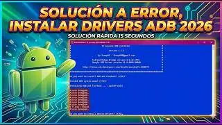 COMO INSTALAR DRIVER ADB MANUALMENTE EN WINDOWS 7, 8, 10 Y 11, MAYO 2026