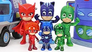 Transform into a giant PJ Masks! Defeat the bad guys trying to steal the jewels! | DuDuPopTOY