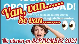 VAN, VAN, SE VAN, NO VENDRÁN EN CATÁLOGO SEPTIEMBRE 2024 Betterware 🌸