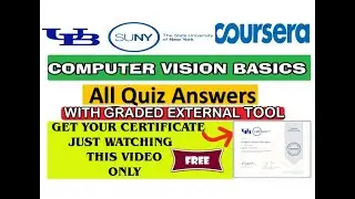 Computer Vision Basics | Quiz Answers | Graded Assignment | Coursera