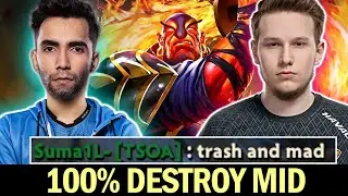 How SUMAIL & GPK play Ember Spirit - 100% Mid Destroy
