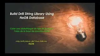 Build Drill String Library Using NeDB Data Base Part 1