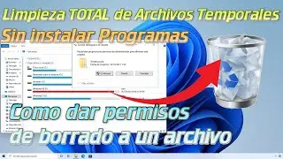 Remove Temporary Junk Files from Windows 11/10 | How to give permission to delete files
