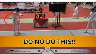 Most Awkward Way To Lose A Match....