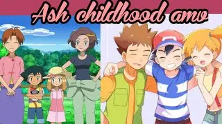 Ash ketchem 😇childhood amv with his friends ||Pocket Gangsters World || Justine Bieber #shorts ,