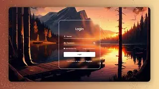 HOW TO CREATE A ANIMATED LOGIN FORM USING HTML CSS & JAVASCRIPT