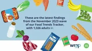 Latest findings from WRAP's Food Trends Tracker report for Wales