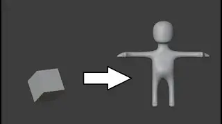 Blender | Make character base in 5 minutes | Character modeling